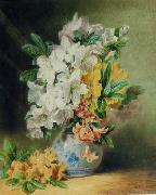 unknow artist Floral, beautiful classical still life of flowers.035 oil painting on canvas